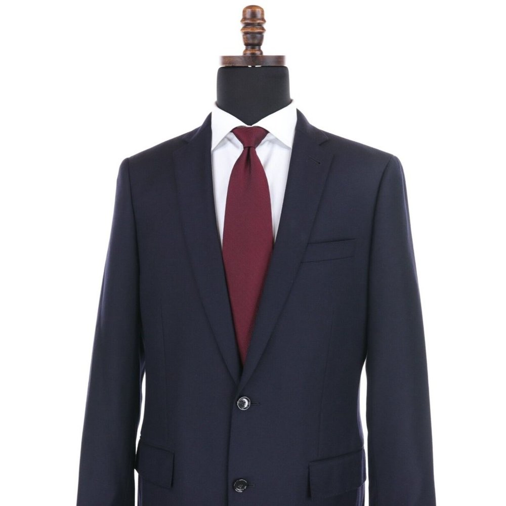 J Crew Ludlow Loro Piana 130's Wool Blazer Sport Coat Jacket 40L Midnight Blue - Picture 2 of 11